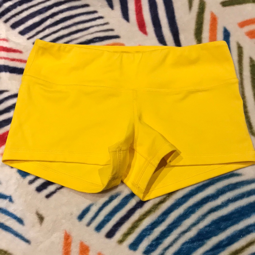 Fleo Vibrant Yellow Athletic Shorts